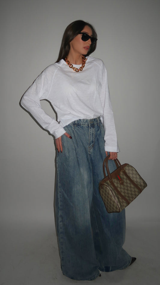 מכנסי גינס מתרחבים סיימון Exclusive