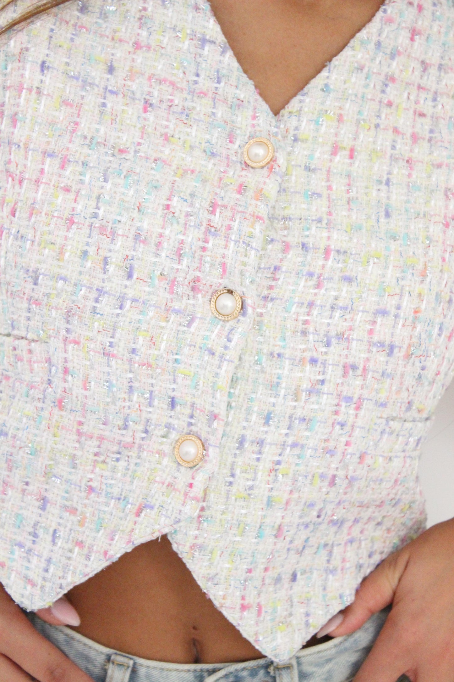 וסט קוקו- תכלת