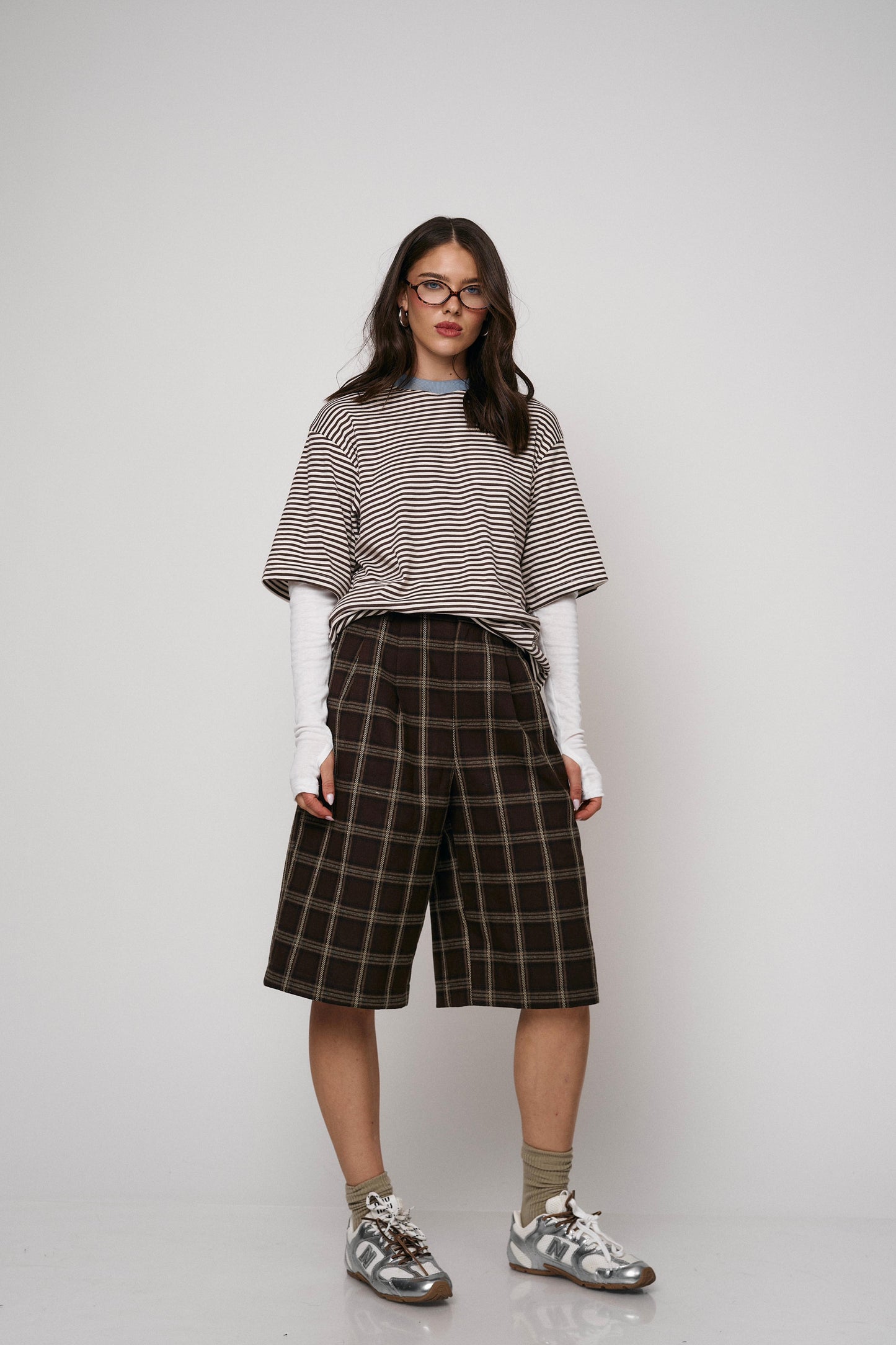 מכנסי ברמודה לונה - בורדו