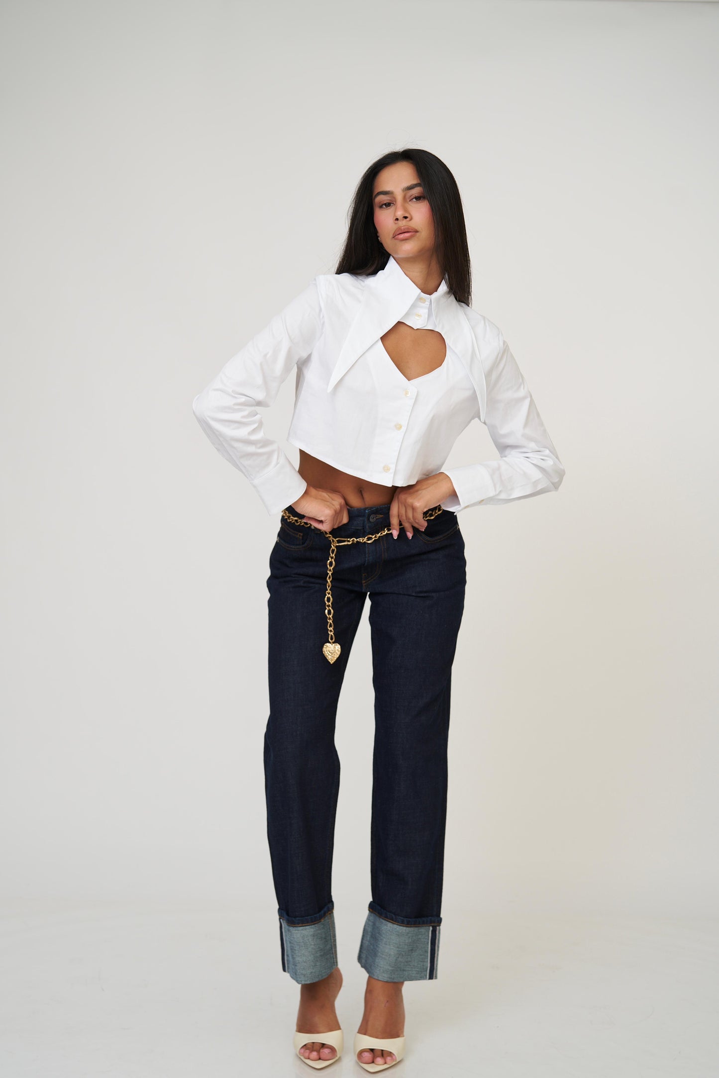 חולצת לימסל לב - ורוד