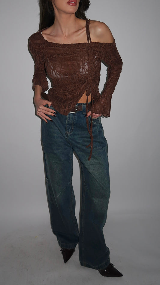 גינס עם חגורה EXCLUSIVE