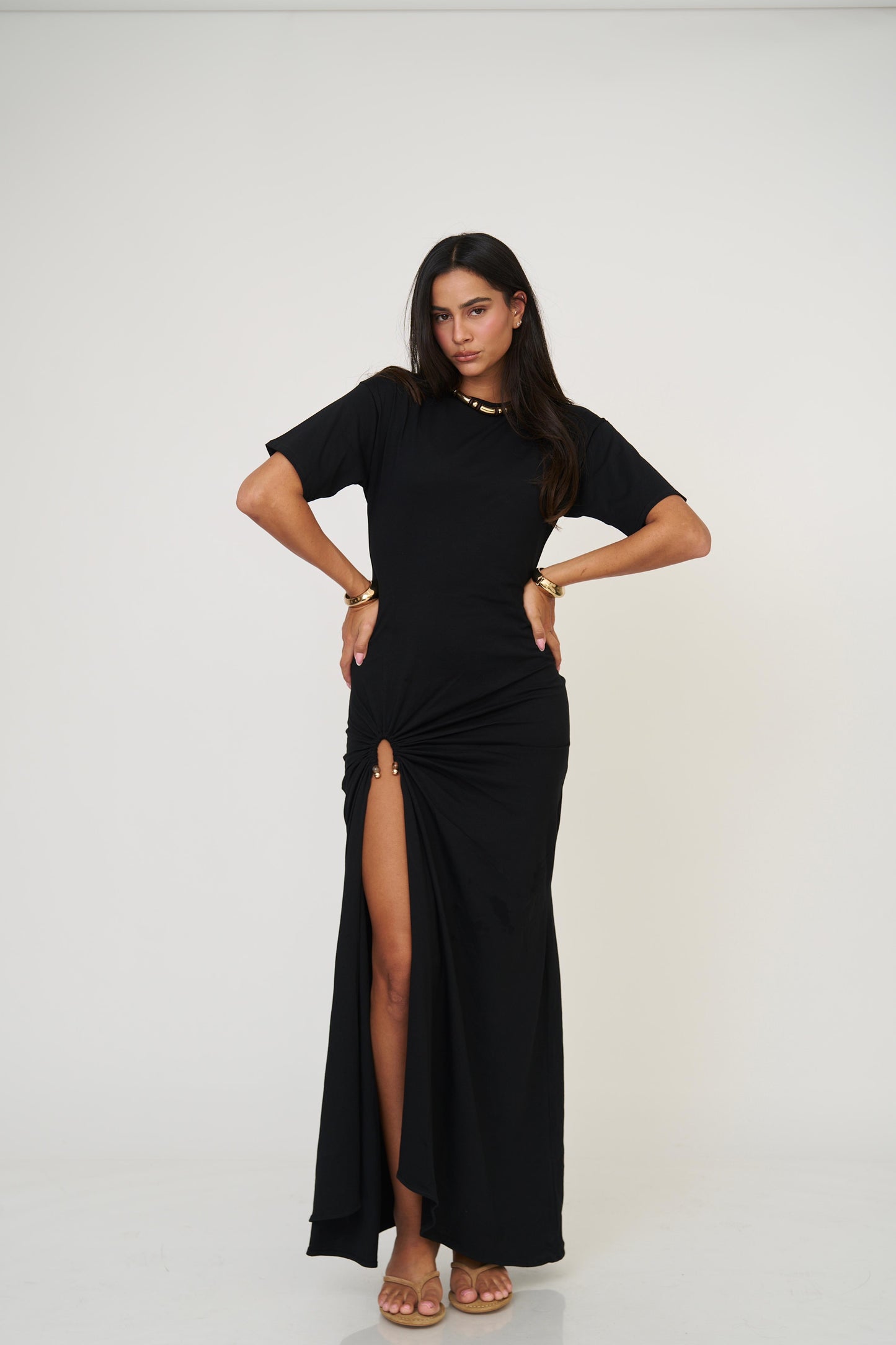 שמלת איימי - לבן