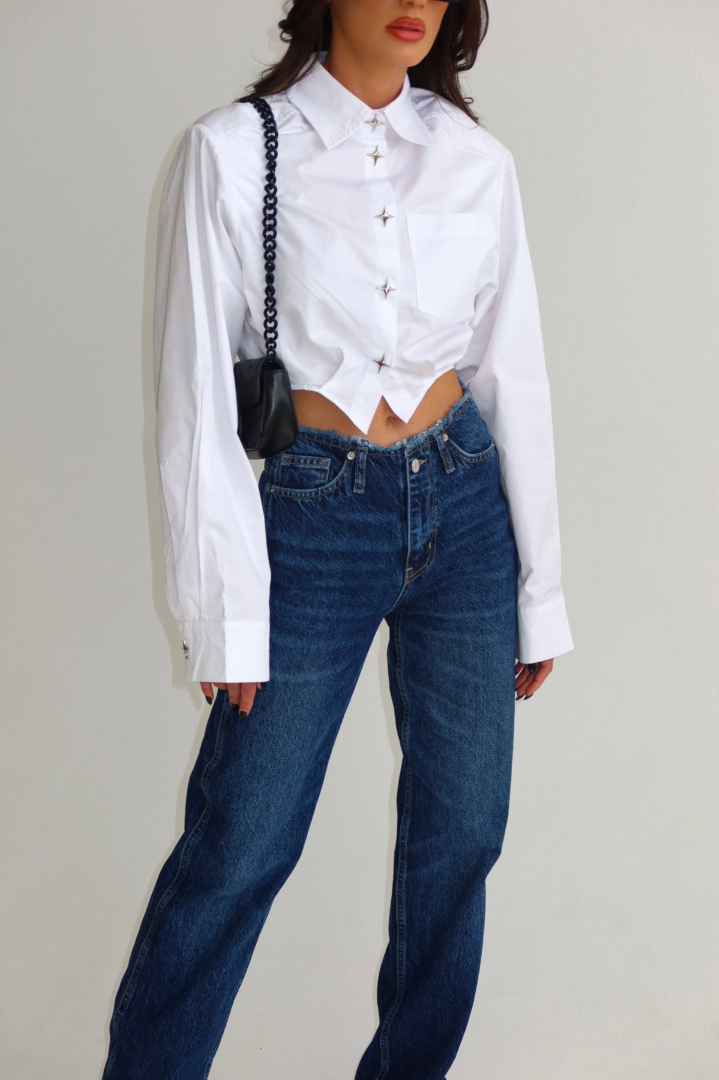 חולצת אנימה - כחול