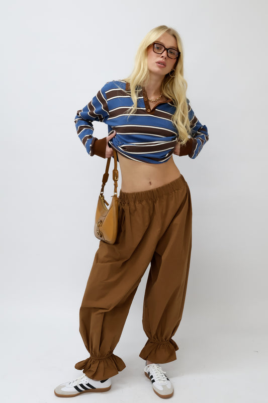 מכנסי מודי - חום