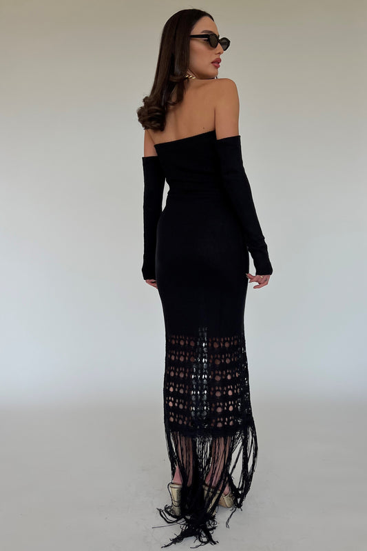 שמלת רונה - שחור