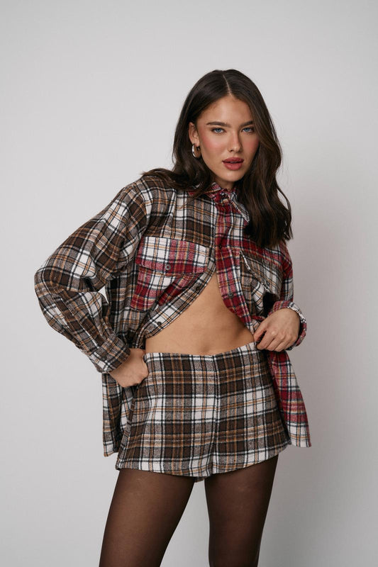 מכנסי שורטס ניל - חום