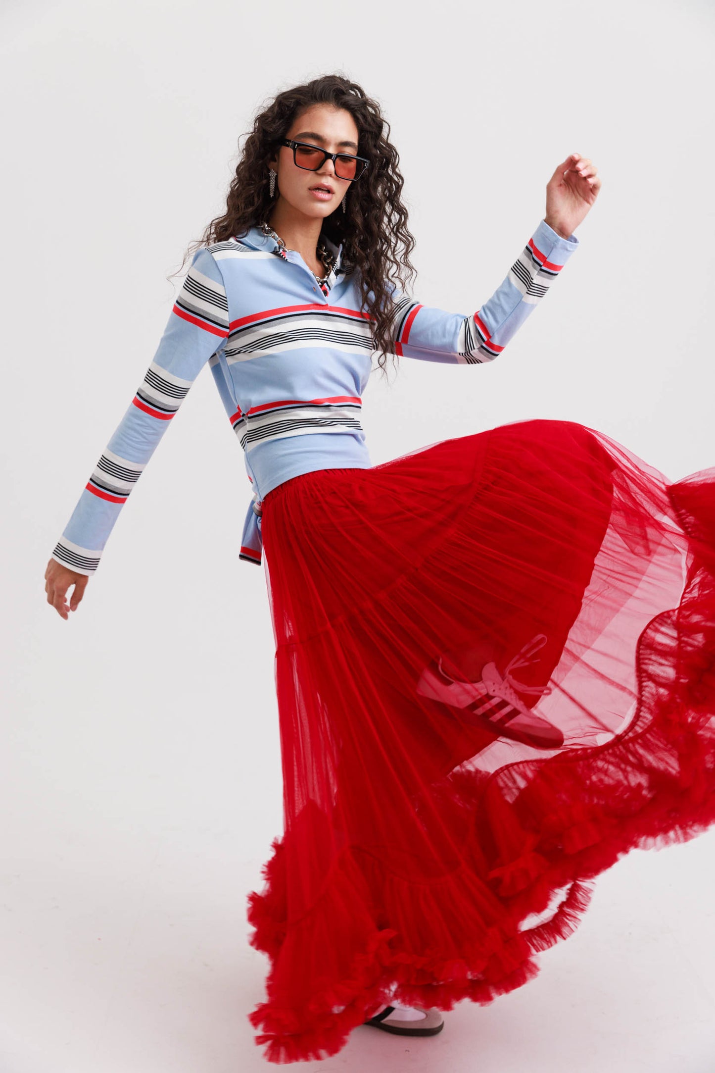 חצאית אמנדה - אדומה