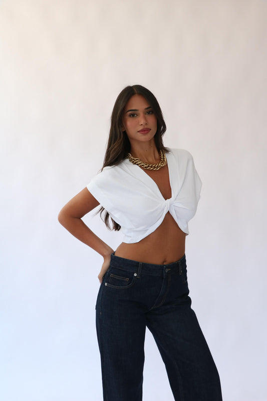 חולצת אדורה - לבן