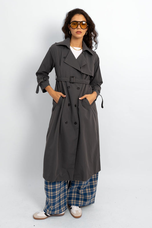 גקט טרנץ מיה - אפור