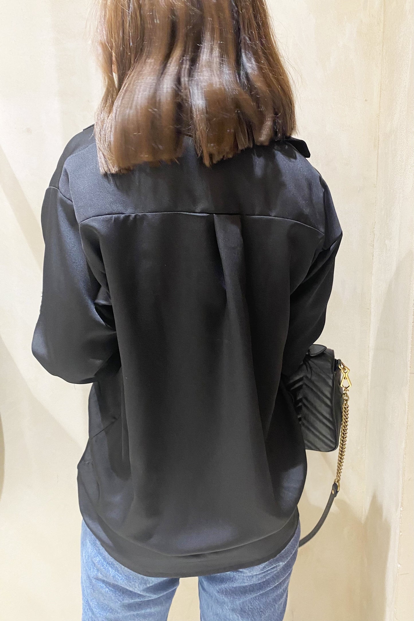 חולצה מכופתרת פאני סאטן