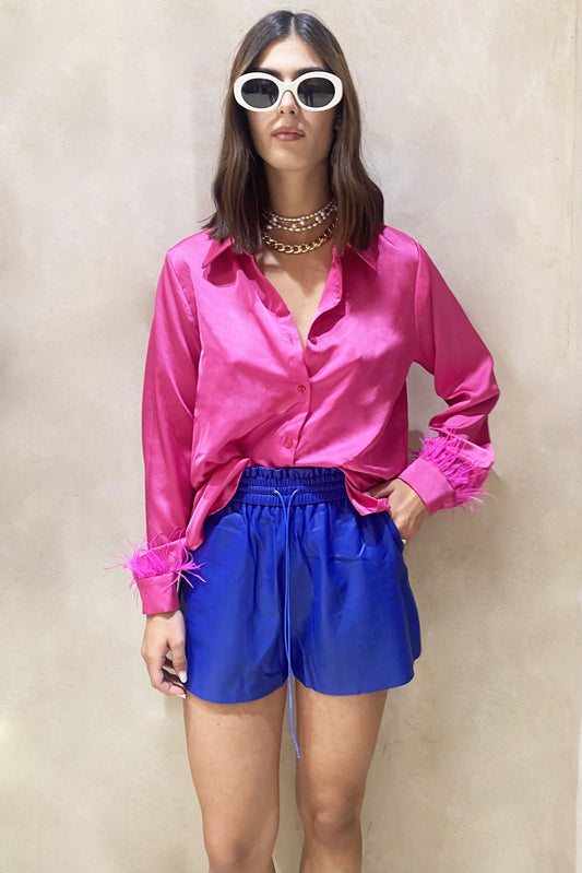 חולצה מכופתרת פאני סאטן