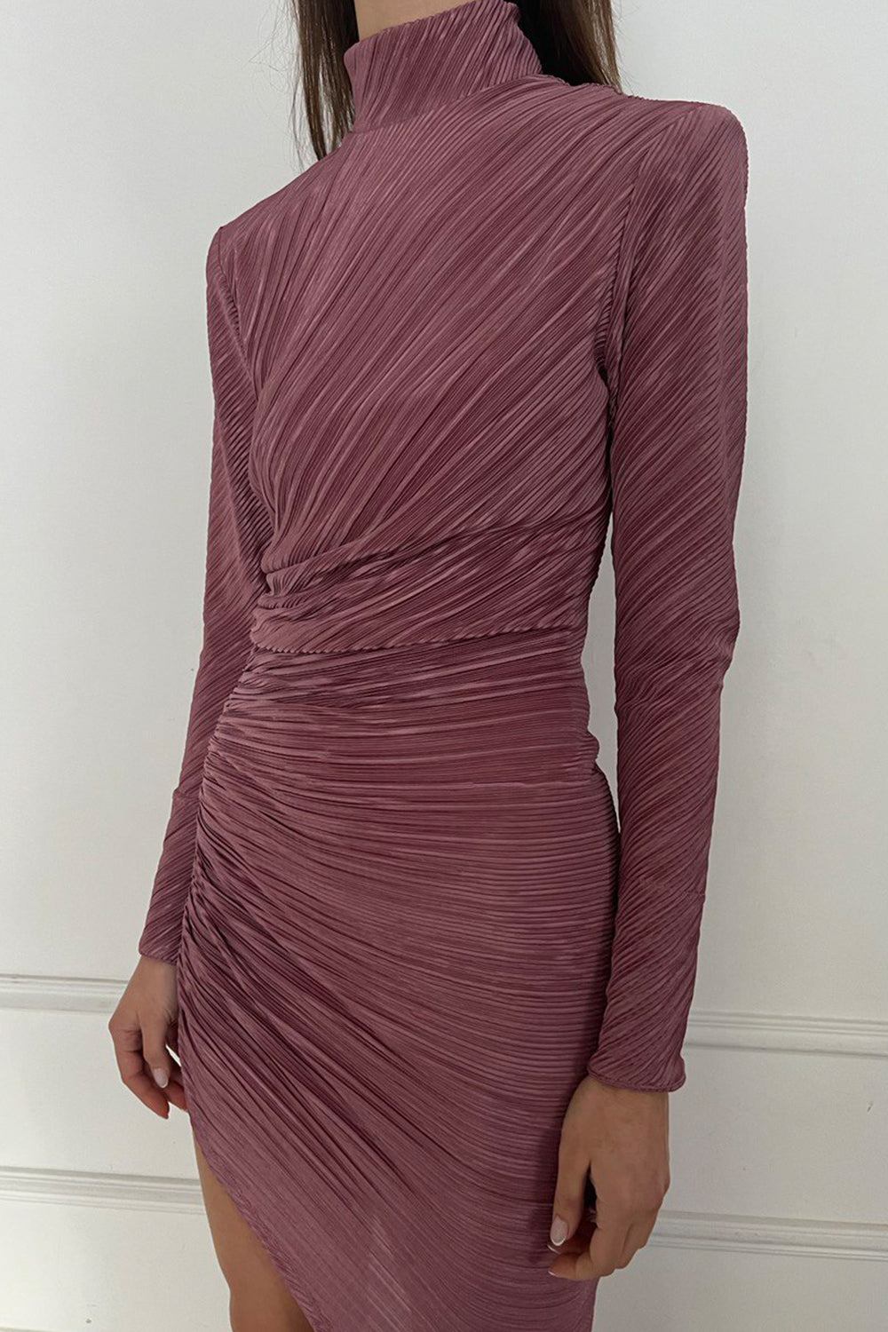 שמלת אמיליה מקסי -לבן/כסוף