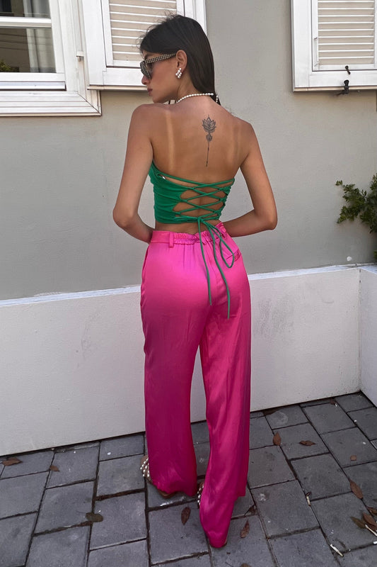 מכנסי ברי - פוקסיה