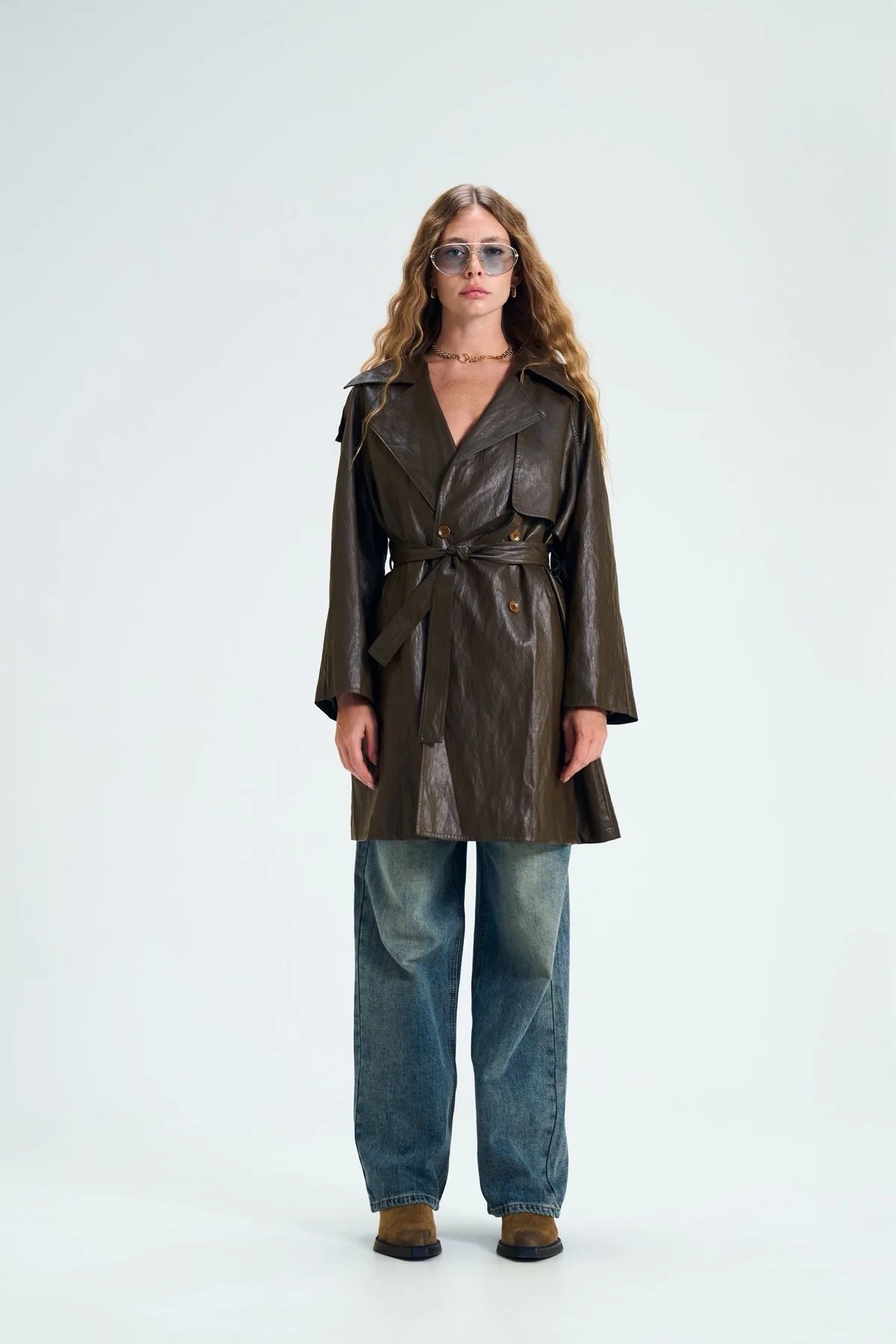 ג׳קט אלישיה חום כהה