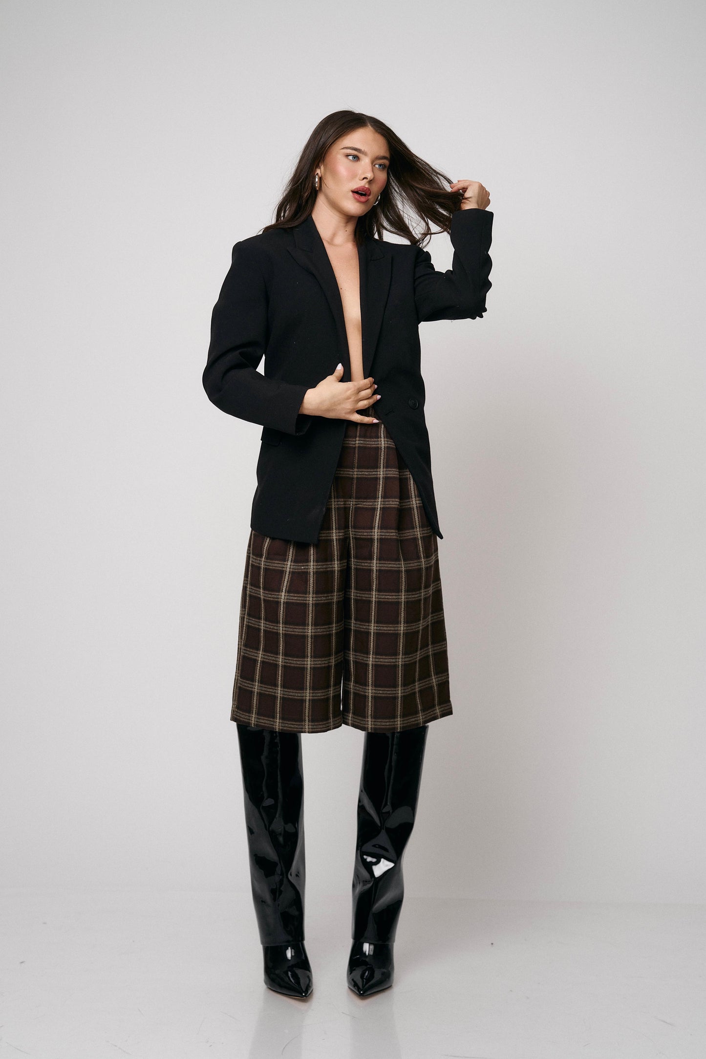 מכנסי ברמודה לונה - בורדו