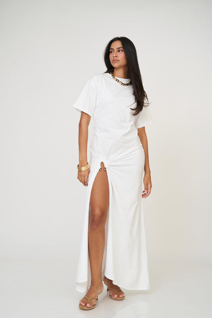 שמלת איימי - לבן