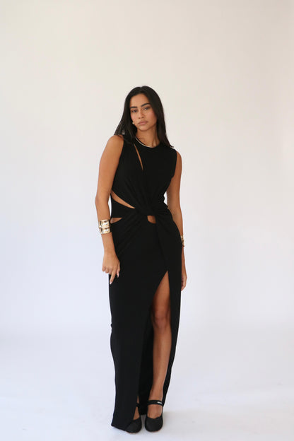 שמלת רונה- שחור