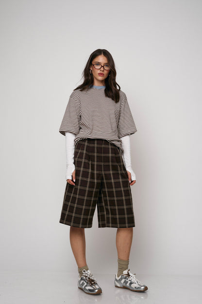 מכנסי ברמודה לונה - בורדו