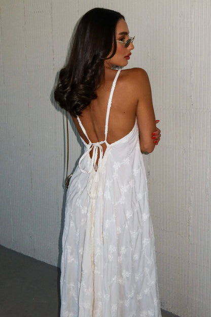 שמלת מיכאלה - לבן