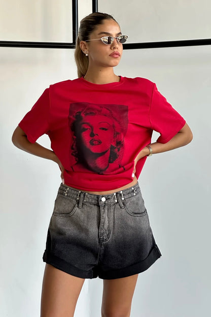 חולצת מרלין - אדום
