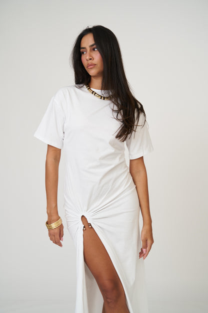 שמלת איימי - לבן