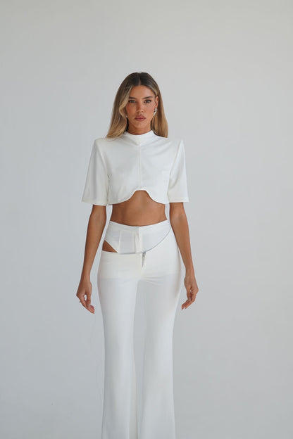 חליפת רומא - לבן