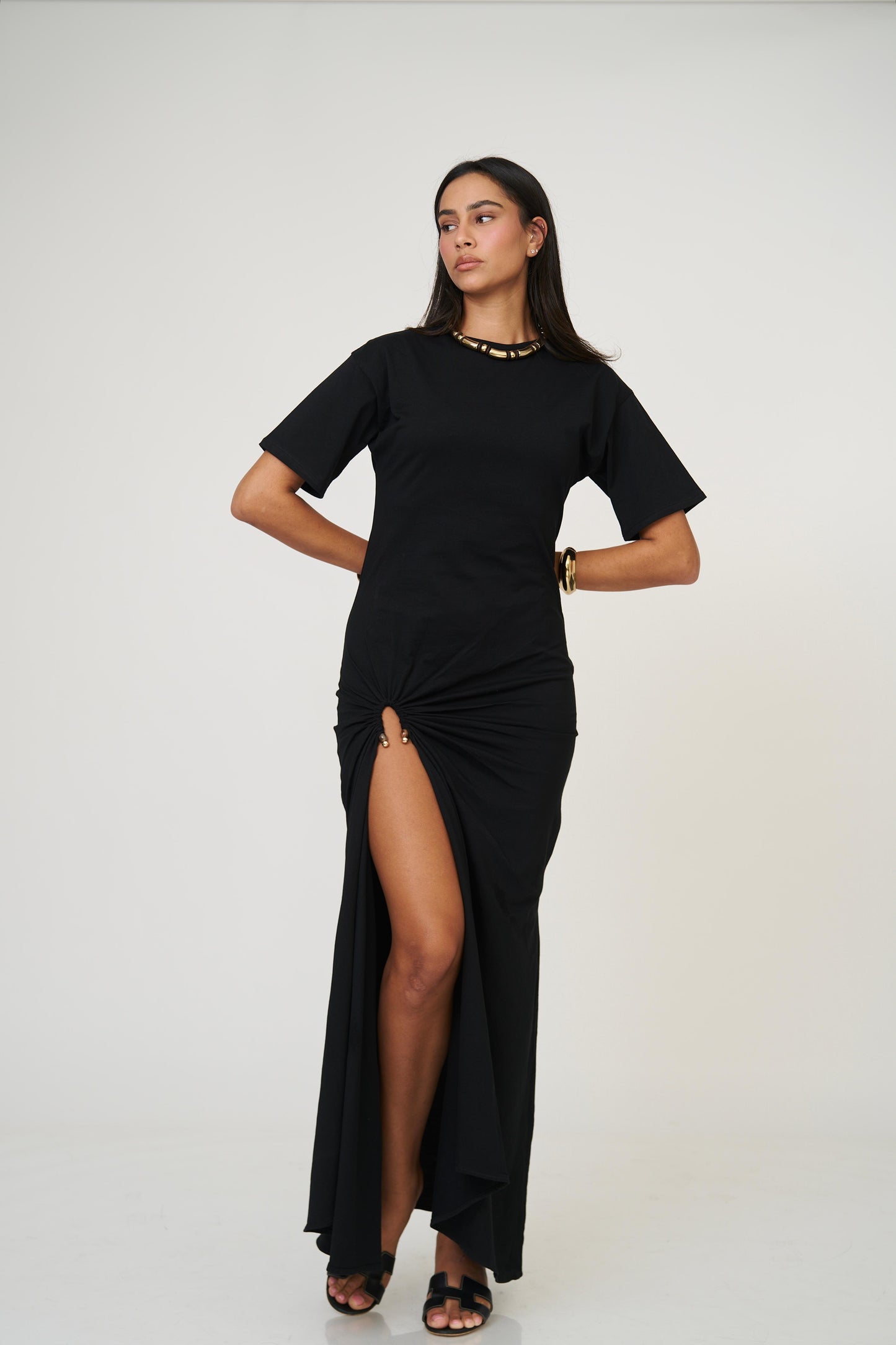 שמלת איימי - לבן