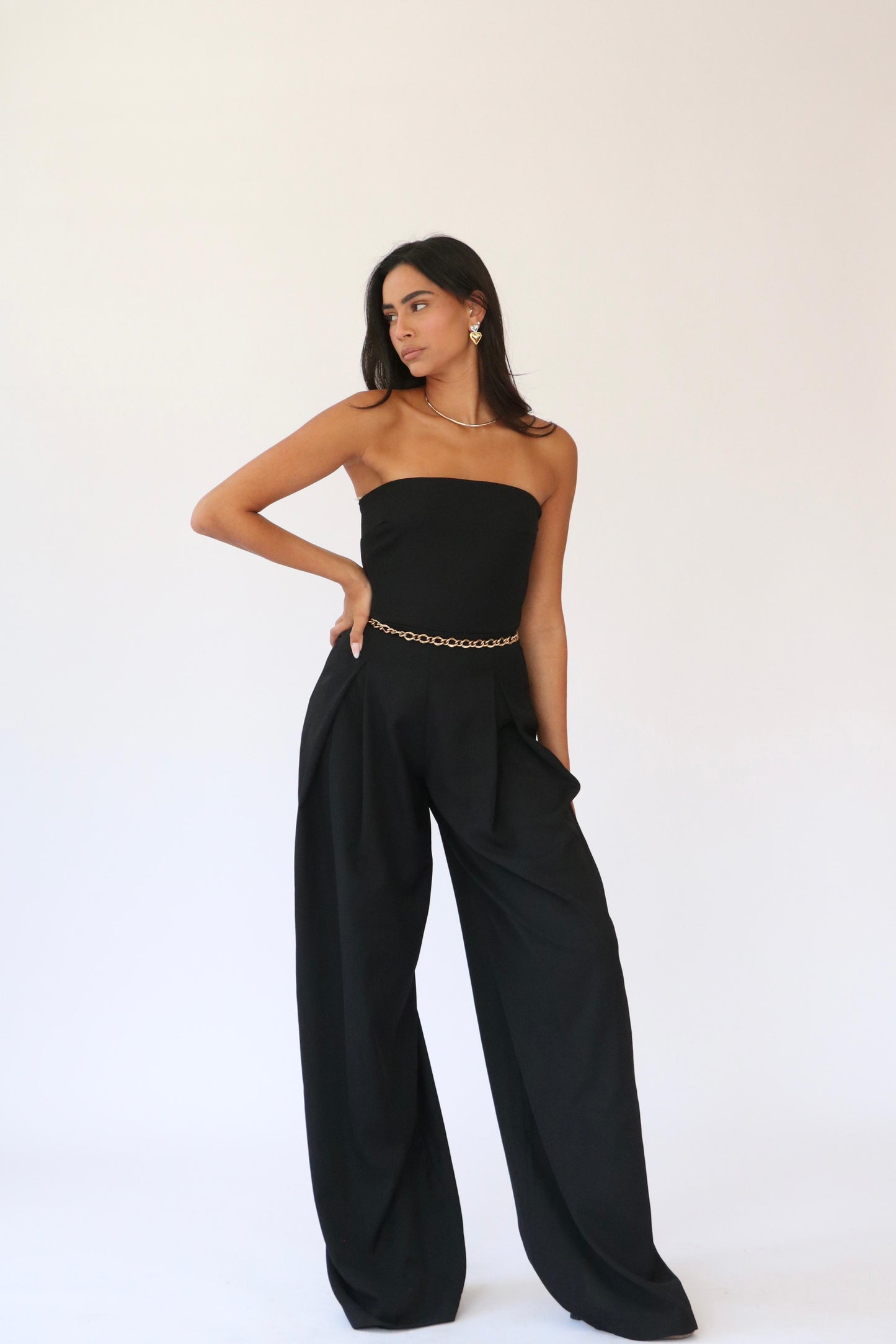 אוברול קארן -לבן