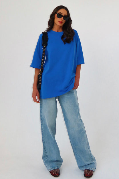 חולצת טישירט מיס 2187- כחול