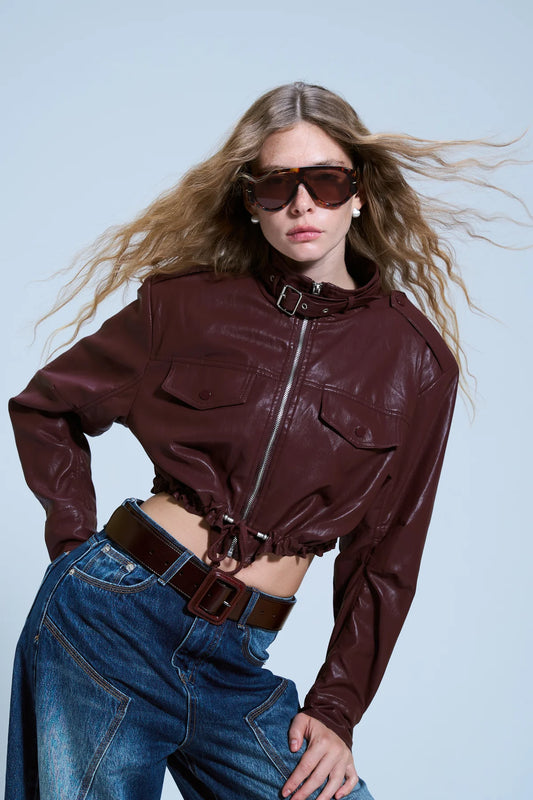 ג׳קט תיאה בורדו