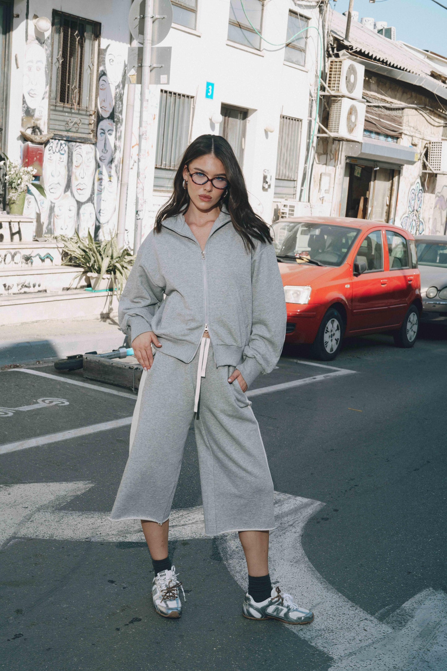 חליפת לוריאן - אפור