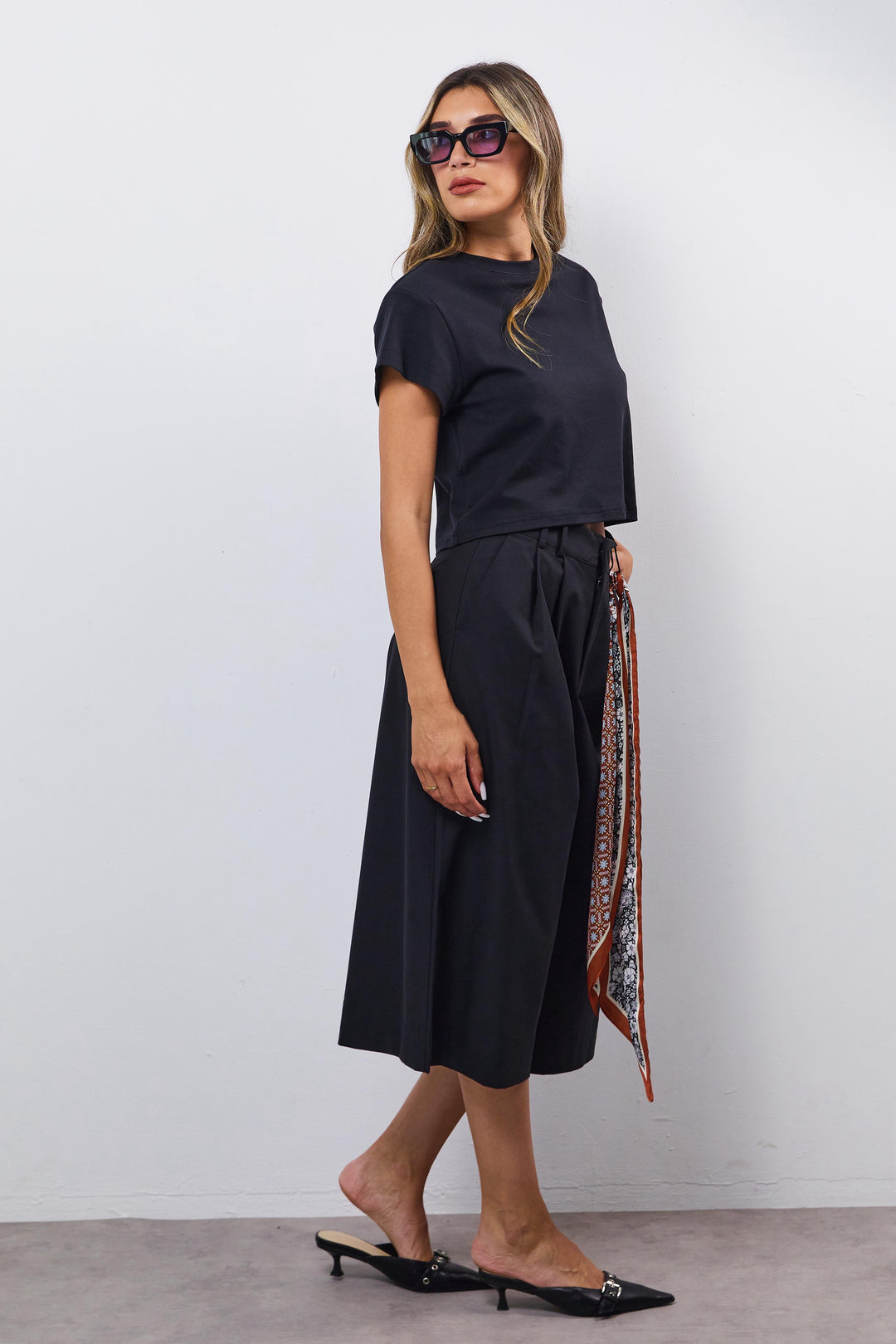 מכנסי ליאי - שחור