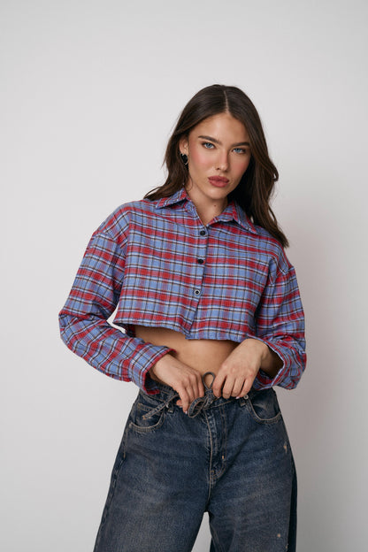 חולצת מוניק  - שחור