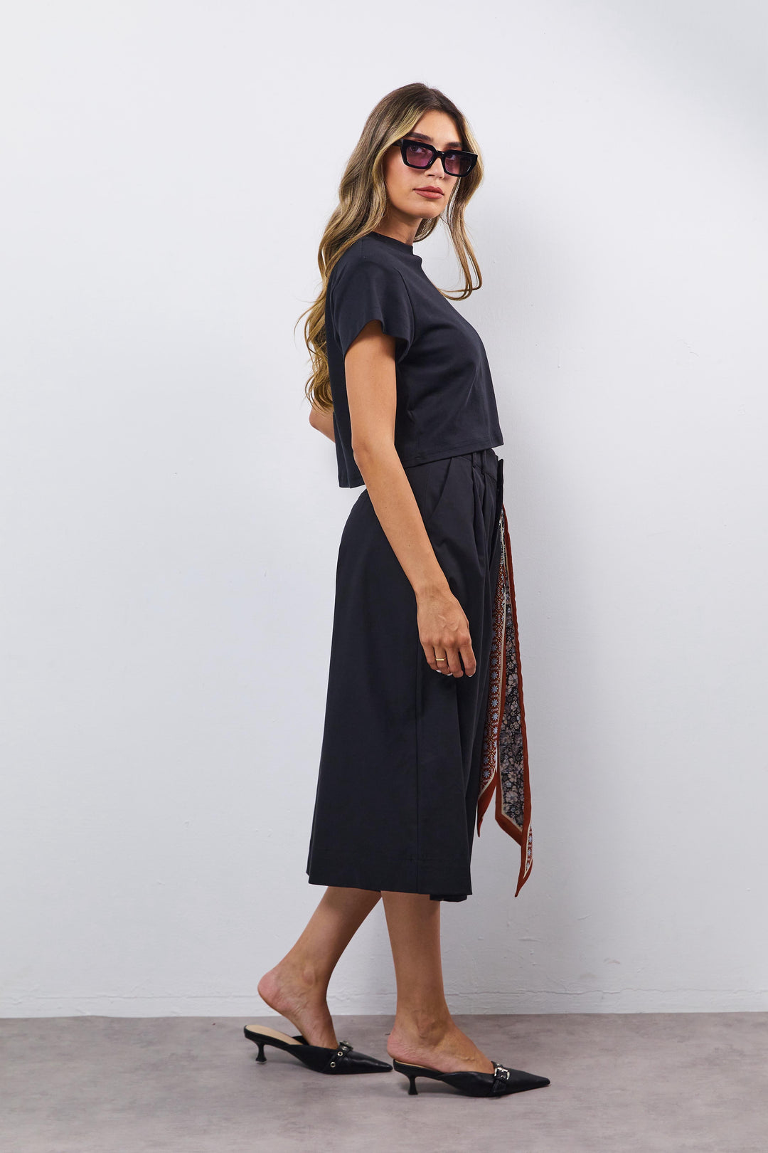 מכנסי ליאי - שחור