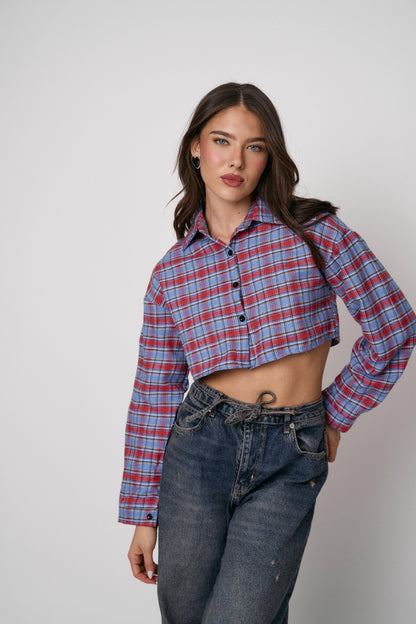 חולצת מוניק  - שחור