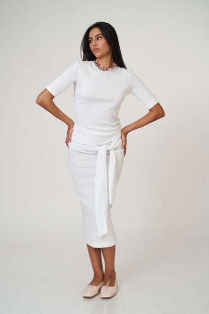 חליפת קטי - לבן