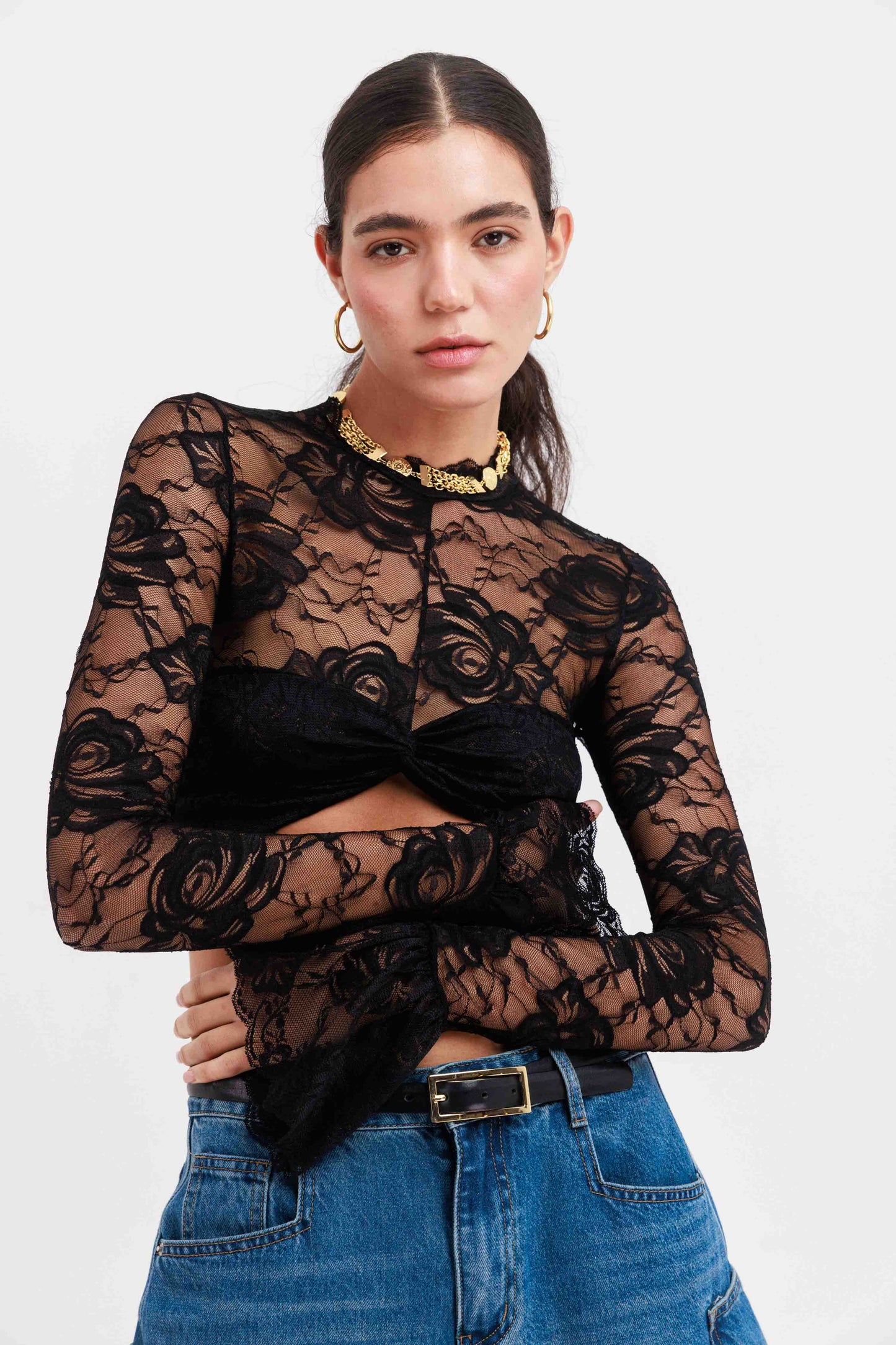 טופ קינזי - לבן