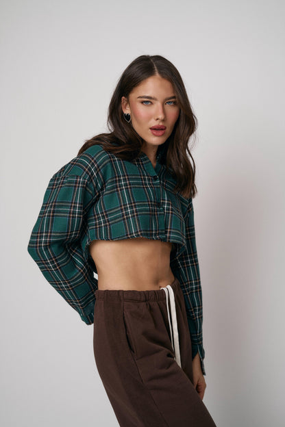 חולצת מוניק  - שחור