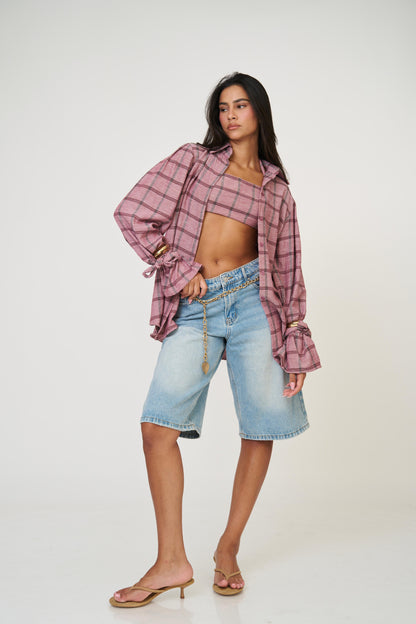 מכופתרת אניטה - בז