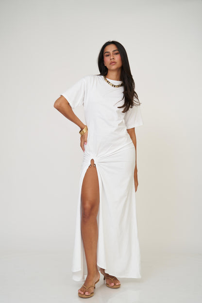 שמלת איימי - לבן