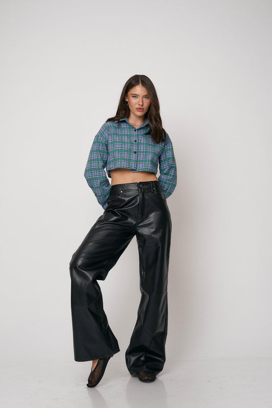 חולצת מוניק  - כחול