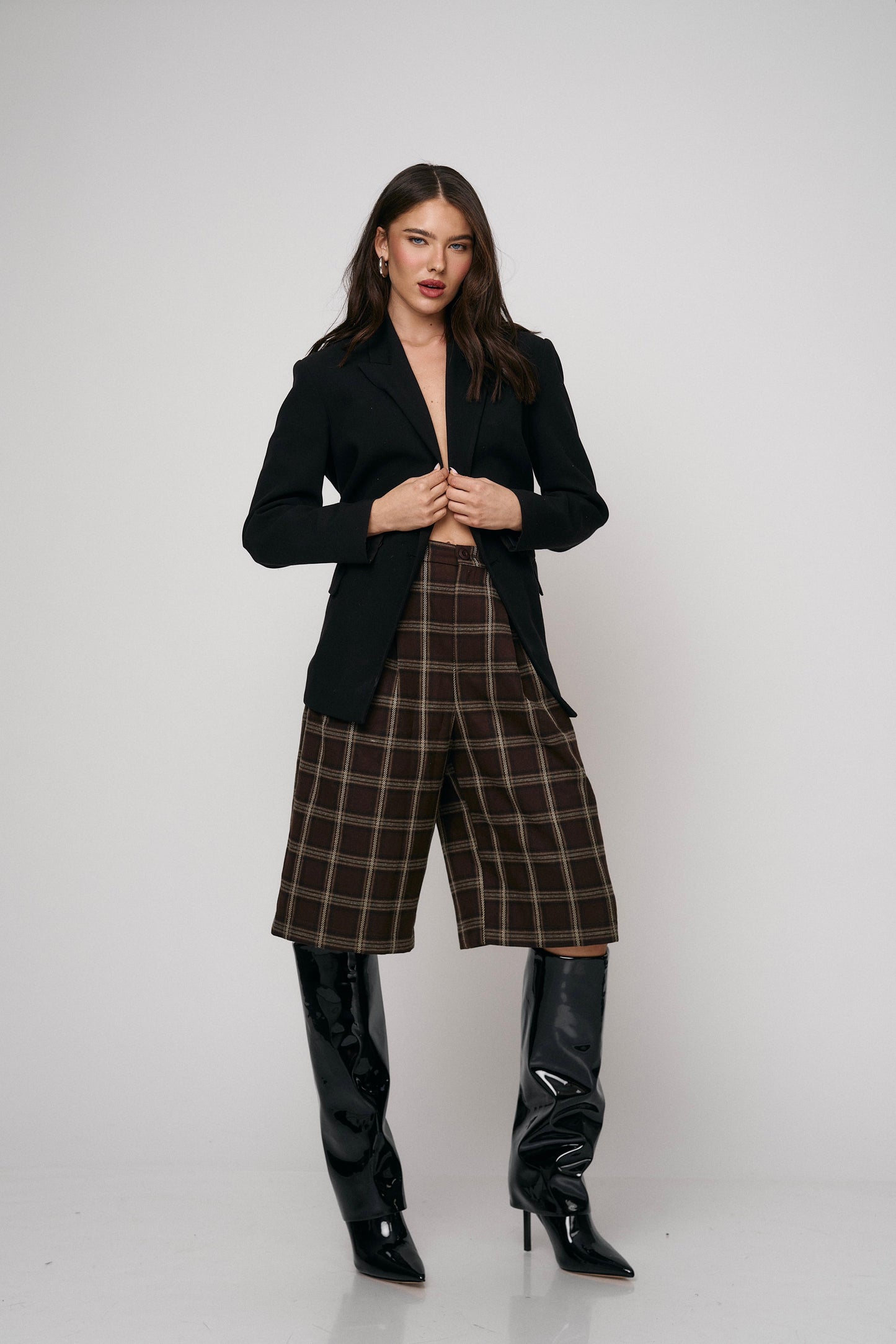 מכנסי ברמודה לונה - בורדו