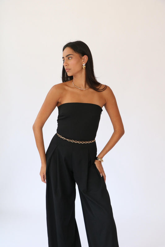 אוברול קארן -שחור