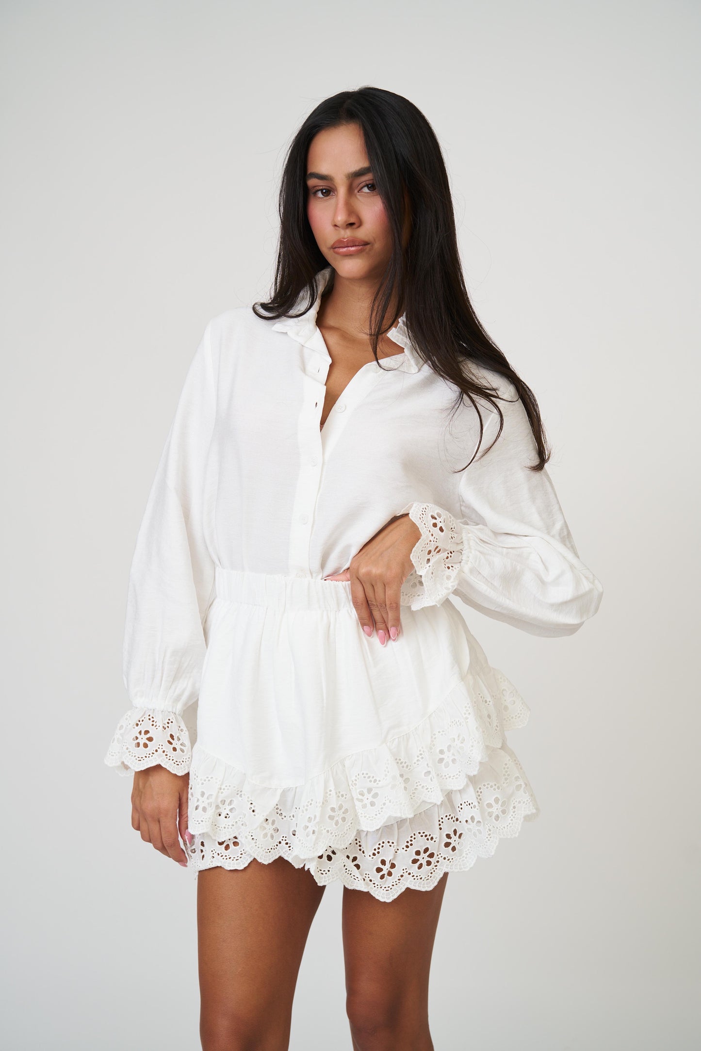 חליפת גיל -  לבן