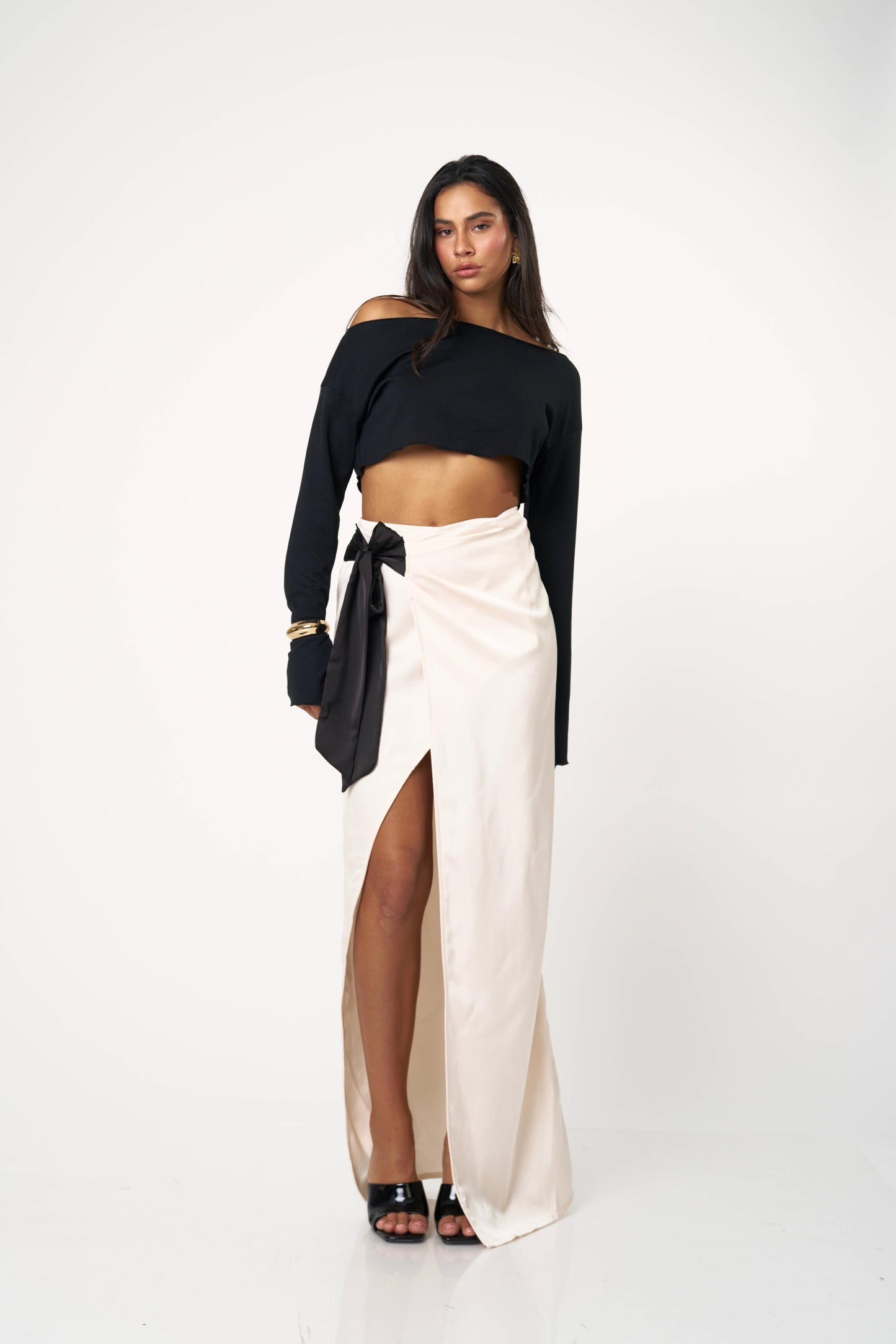 חצאית אנבל - שחור