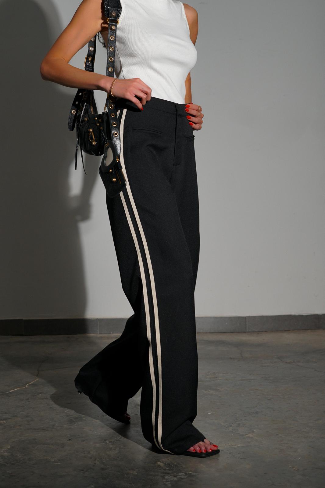 מכנסי ריילי - שחור