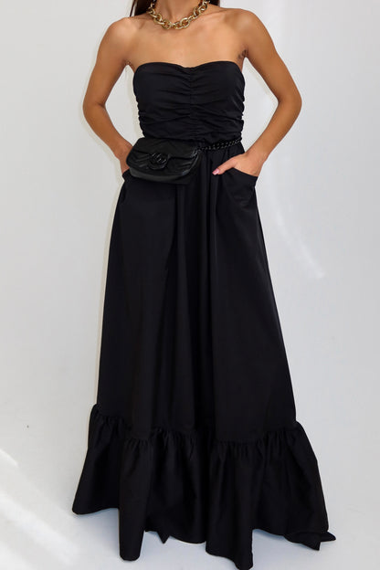 שמלת פאלי - שחור