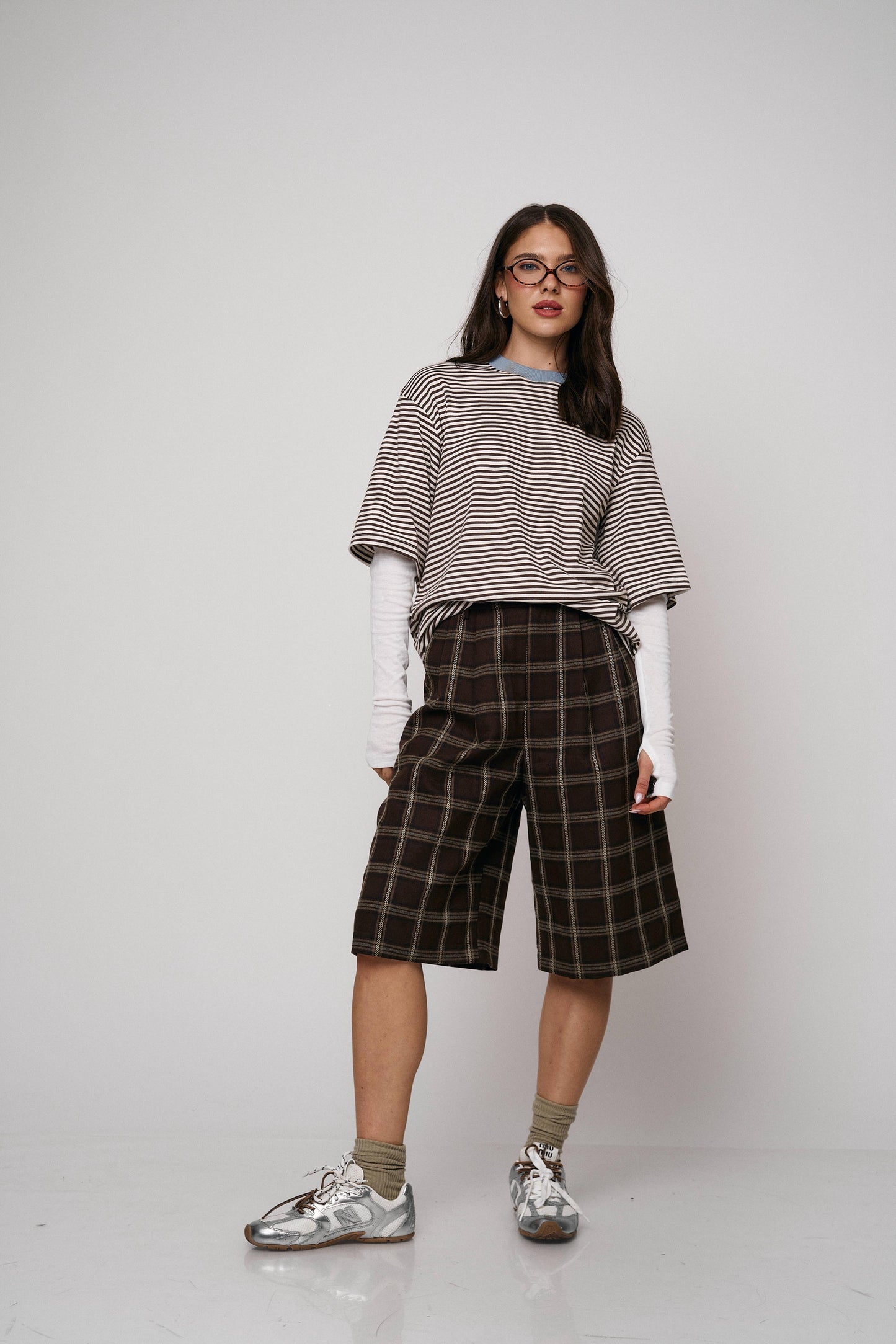 מכנסי ברמודה לונה - בורדו