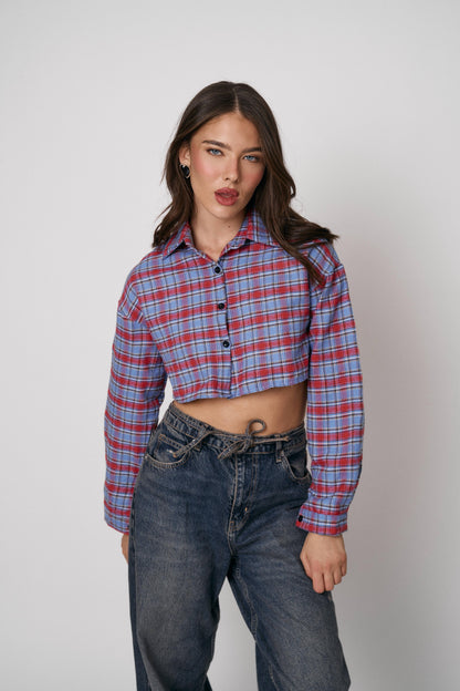 חולצת מוניק  - שחור