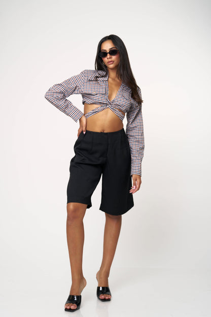 חולצת גואי - כחול־אדום־לבן